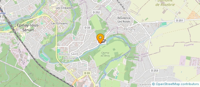 localisation de l'entreprise LA SABARDIERE  BOUSSY-SAINT-ANTOINE