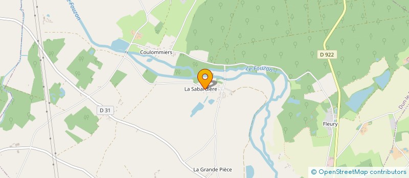 localisation de l'entreprise LA SABARDIERE CONSULTANT à DUN-LE-POELIER