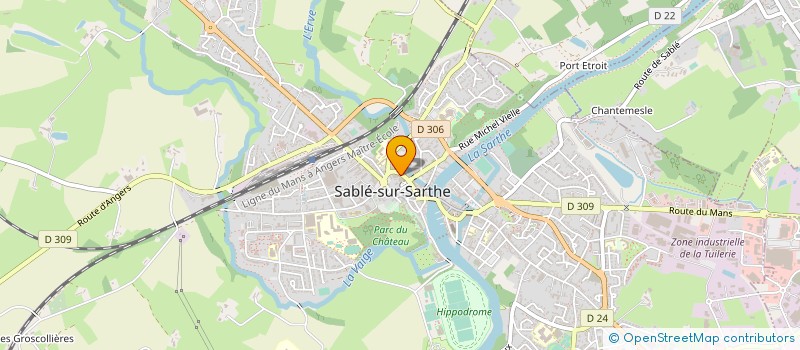 localisation de l'entreprise LA SABLESIENNE à SABLE SUR SARTHE