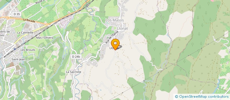 localisation de l'entreprise LA SABLIERE  LOS MASOS