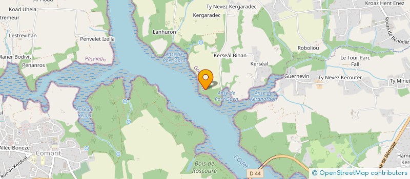 localisation de l'entreprise LA SABLONNIERE  GOUESNACH