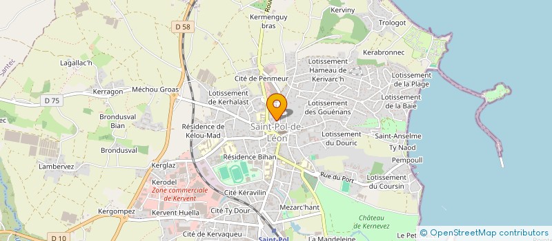 localisation de l'entreprise LA SABOTERIE DE LEON à SAINT-POL-DE-LEON