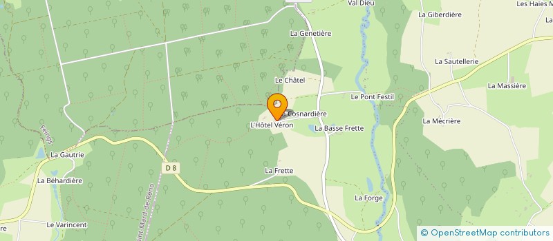 localisation de l'entreprise LA SABOTTERIE à LONGNY LES VILLAGES