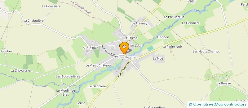localisation de l'entreprise LA SABRINERIC à LES ASPRES