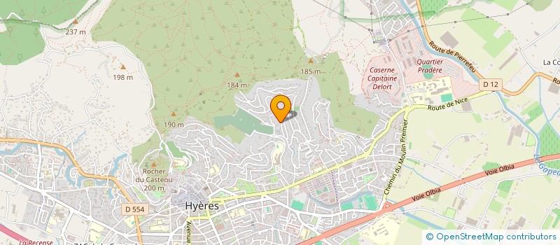 localisation de l'entreprise LA SACHE à HYERES