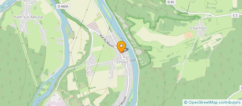 localisation de l'entreprise LA SACS  CHOOZ