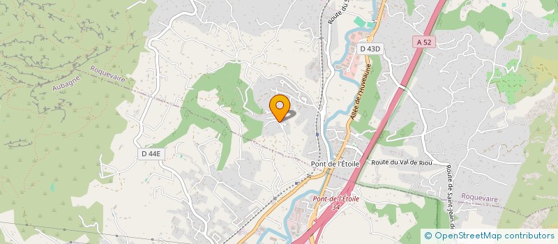 localisation de l'entreprise LA SAFRANIERE  ROQUEVAIRE