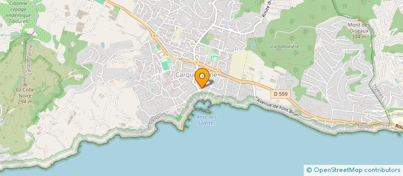 localisation de l'entreprise LA SAGA  CARQUEIRANNE