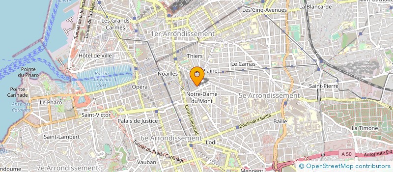 localisation de l'entreprise LA SAGESSE DES REVES à MARSEILLE
