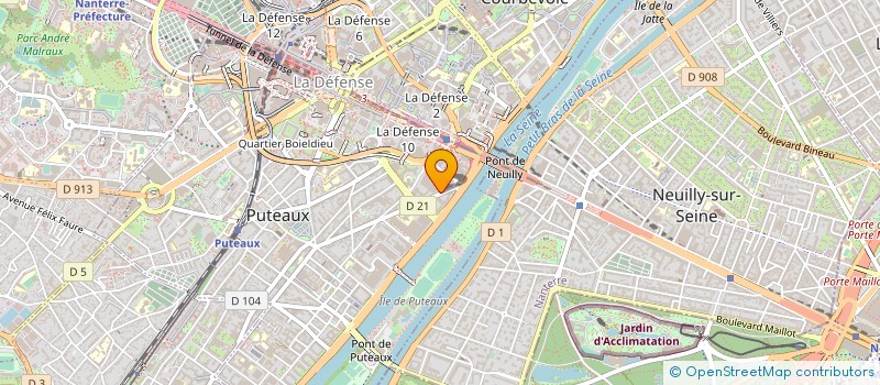 localisation de l'entreprise LA SAHARIENNE  PUTEAUX