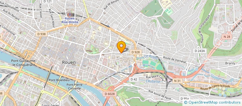 localisation de l'entreprise LA SAIL DE PASTEUR à ROUEN