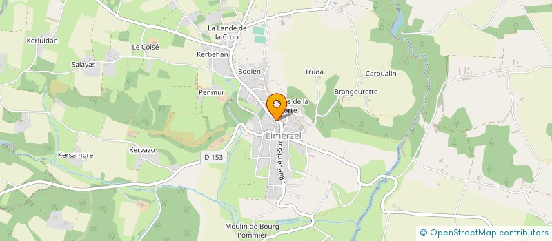 localisation de l'entreprise LA SAINT-CLAIR DE LIMERZEL  LIMERZEL