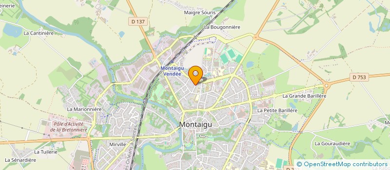 localisation de l'entreprise LA SAINT DOMINIQUE à MONTAIGU-VENDEE