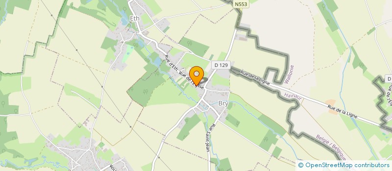 localisation de l'entreprise LA SAINT HUBERT à PREUX-AU-SART