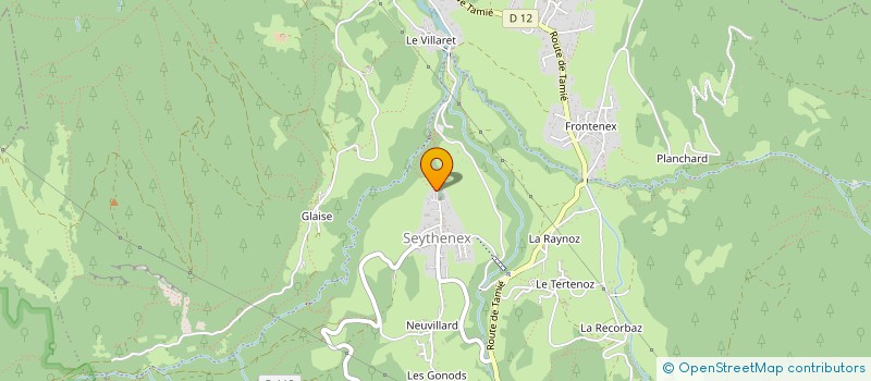 localisation de l'entreprise LA SAINT HUBERT DU COUCHANT  FAVERGES-SEYTHENEX