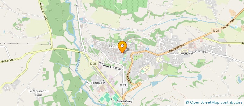 localisation de l'entreprise LA SAINT-HUBERT LECTOUROISE  LECTOURE