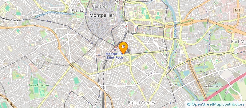 localisation de l'entreprise LA SAINT LOUISIENNE à MONTPELLIER