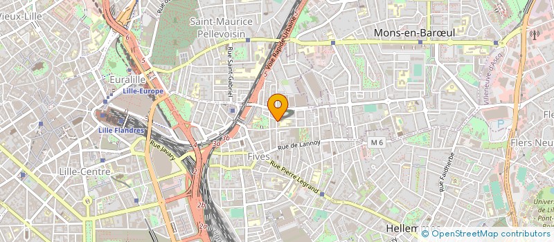 localisation de l'entreprise LA SAINT MAURICE FIVES LILLE à LILLE
