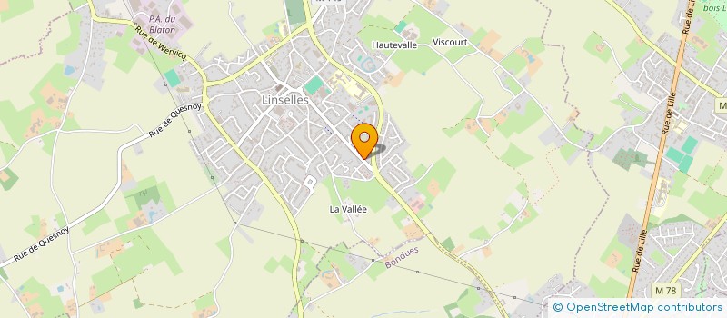 localisation de l'entreprise LA SAINT MICHEL LINSELLES GYM à LINSELLES