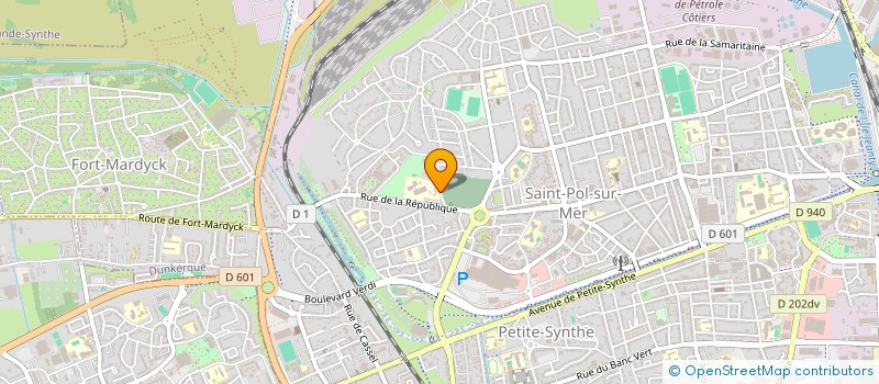 localisation de l'entreprise LA SAINT POLOISE à DUNKERQUE