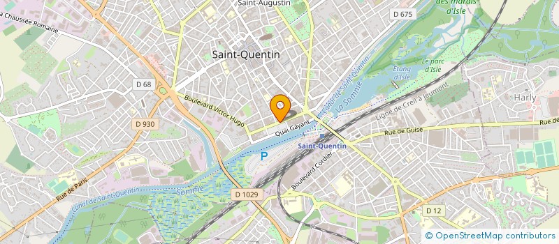 localisation de l'entreprise LA SAINT QUENTINOISE à SAINT-QUENTIN