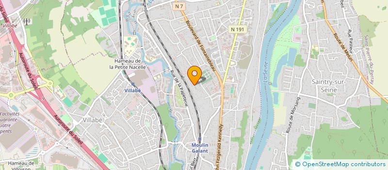 localisation de l'entreprise LA SAINT SPIRE DE CORBEIL à CORBEIL-ESSONNES