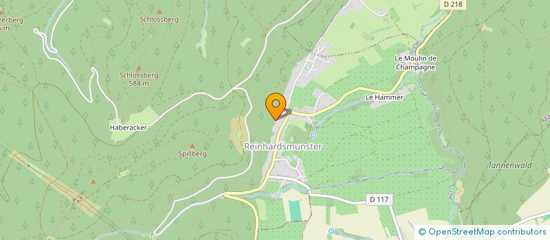 localisation de l'entreprise LA SAINTE MATIERE  WESTHOUSE-MARMOUTIER