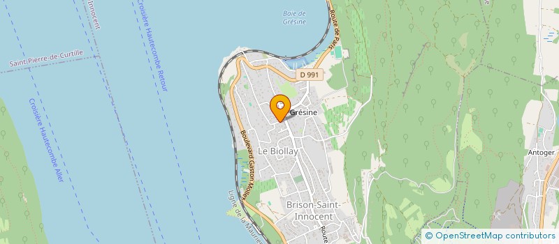 localisation de l'entreprise LA SAINTINOISE  BRISON-SAINT-INNOCENT