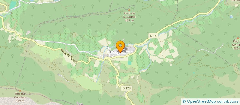 localisation de l'entreprise LA SAISONNIERE  CUCUGNAN