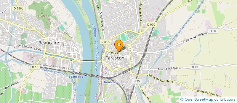 localisation de l'entreprise LA SAL'GOSSE FAMILY  TARASCON