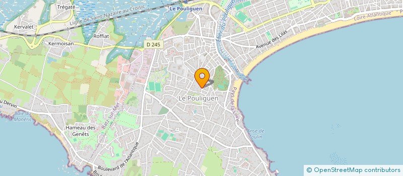 localisation de l'entreprise LA SALADELLE  LE POULIGUEN