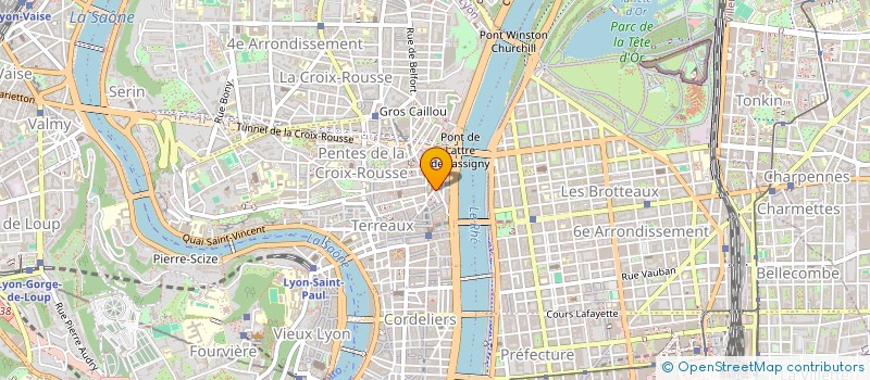 localisation de l'entreprise LA SALADERIE à LYON