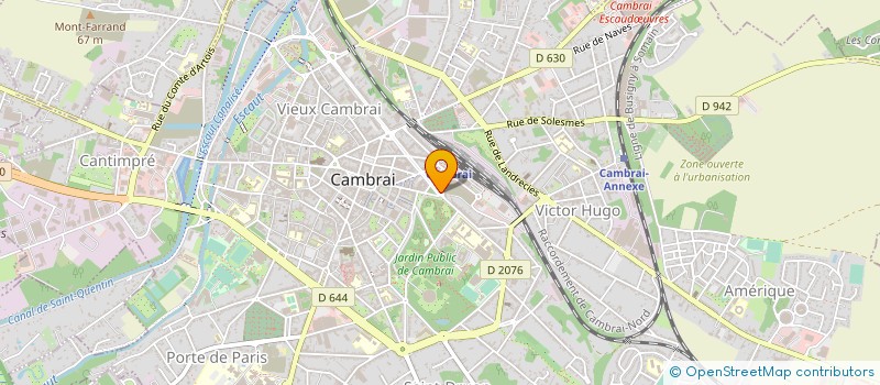 localisation de l'entreprise LA SALADIERE  CAMBRAI