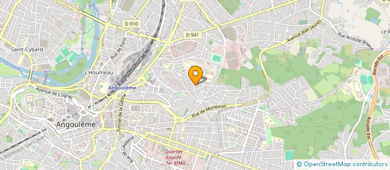 localisation de l'entreprise LA SALAMANDE PUBLICATION à ANGOULEME