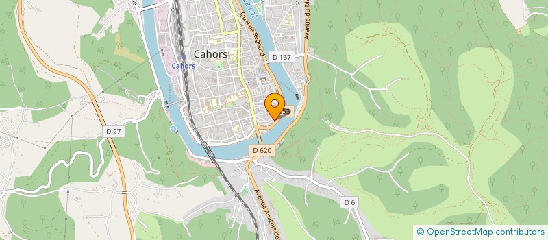 localisation de l'entreprise LA SALAMANDRE  CAHORS