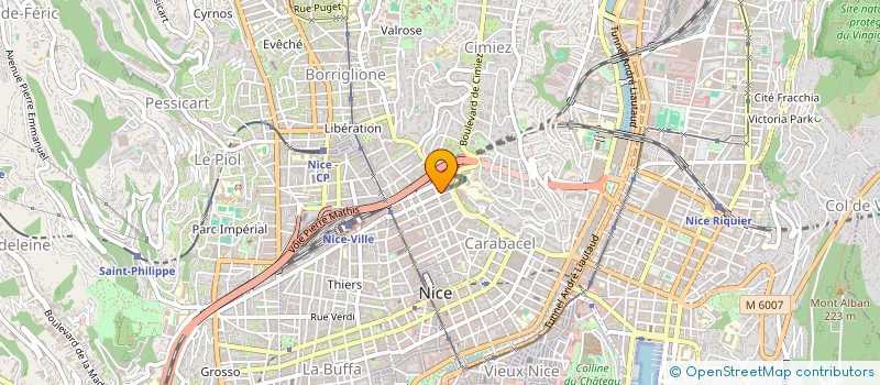 localisation de l'entreprise LA SALAMANDRE à NICE