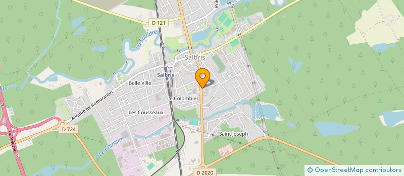localisation de l'entreprise LA SALAMANDRE à SALBRIS