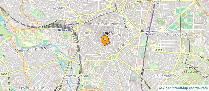 localisation de l'entreprise LA SALAMANDRE  DIJON