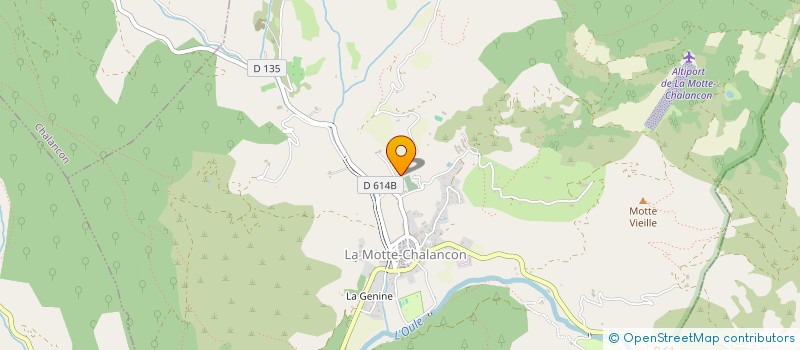 localisation de l'entreprise LA SALAMANDRE  LA MOTTE-CHALANCON