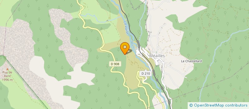 localisation de l'entreprise LA SALAMANDRE  MEAILLES