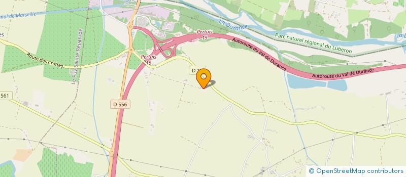 localisation de l'entreprise LA SALAMANDRE  MEYRARGUES