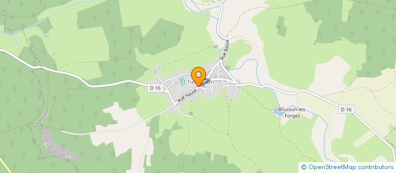 localisation de l'entreprise LA SALAMANDRE  CHEMINON