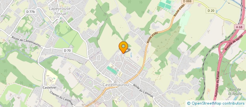 localisation de l'entreprise LA SALAMANDRE  CASTELMAUROU