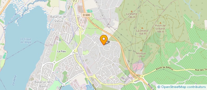 localisation de l'entreprise LA SALAMANDRE  BOUZIGUES