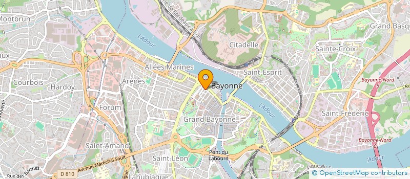 localisation de l'entreprise LA SALAMANDRE à BAYONNE