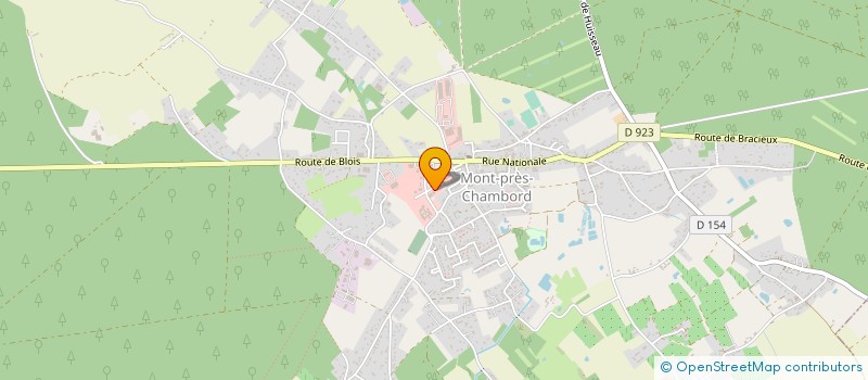 localisation de l'entreprise LA SALAMANDRE  MONT-PRES-CHAMBORD