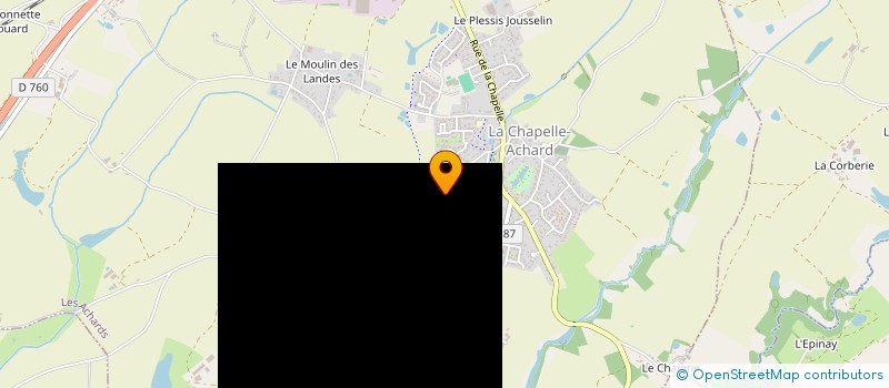 localisation de l'entreprise LA SALAMANDRE  LES ACHARDS