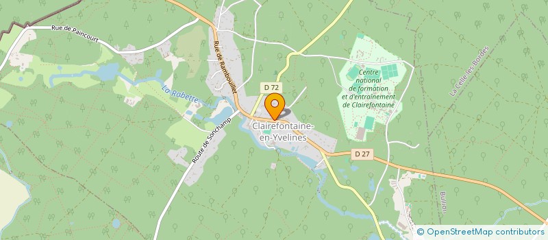 localisation de l'entreprise LA SALAMANDRE  CLAIREFONTAINE-EN-YVELINES