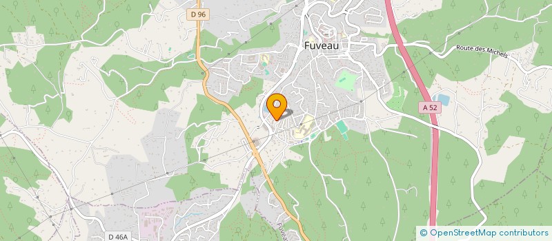 localisation de l'entreprise LA SALAMANDRE DU SUD  FUVEAU