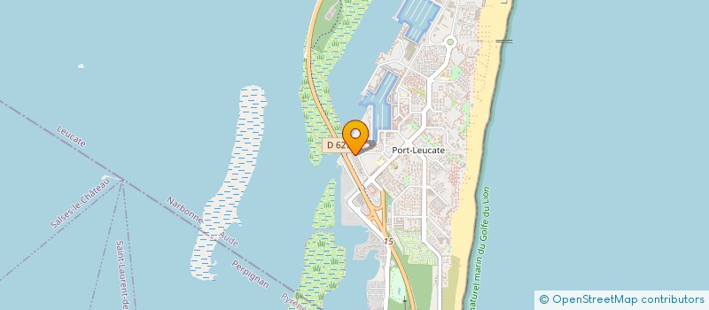 localisation de l'entreprise LA SALANQUE à LEUCATE